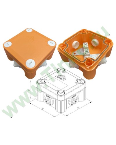 КМ-О-1010(П)(8к)-IP55: Коробка монтажная огнестойкая в Костроме