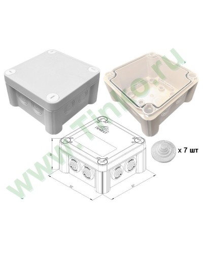 КМ-1212(П)-IP55. Коробка монтажная. Гефест в Костроме