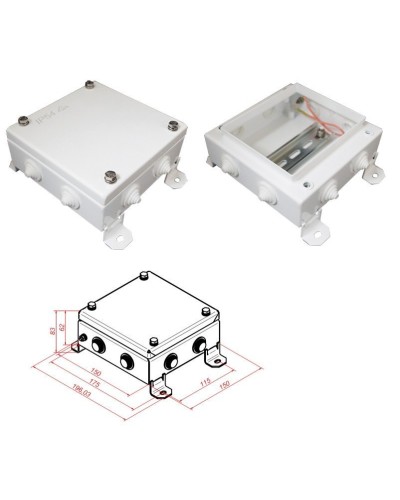 КМ IP55-1515. Коробка монтажная электротехническая. Гефест в Костроме