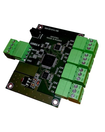 AVT-USB/4RS232. Промышленный преобразователь USB в RS-232. Инфотех в Костроме