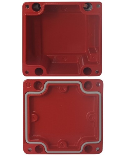 МКС Мороз, глухая, IP66/IP68, красный. Коробка коммутационная металлическая. Магнито-Контакт в Костроме
