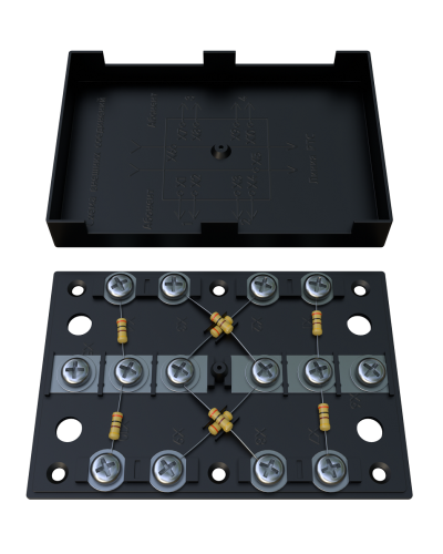 KRA-4 75 Om black (MEC42102). Коробка на 4 абонента. МЭК-Электрика в Костроме