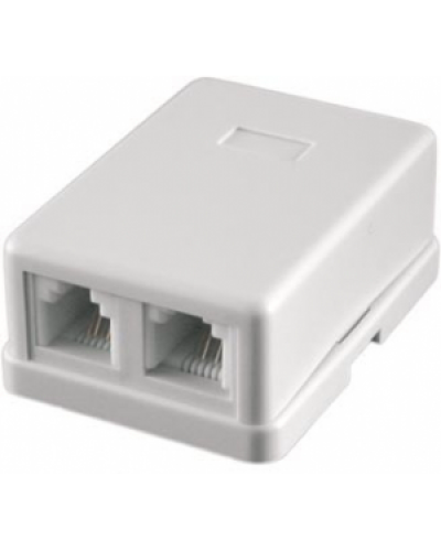 STK-RJ-45(8P8C), CAT.6, 2 выхода, Dual IDC компьютерная розетка: Розетка компьютерная 2 выхода в Костроме