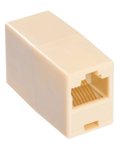 RJ-45 (розетка)-RJ-45 (розетка) (бежевый): Разъем распределительный в Костроме