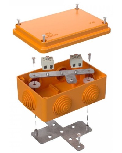 Коробка огнестойкая 120х80х50 (40-0340-FR1.5-4). Коробка огнестойкая для открытой установки. Промрукав в Костроме