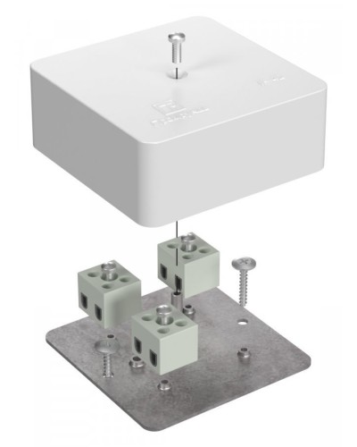 Коробка огнестойкая 75х75х30 (40-0450-FR1.5-6). Коробка огнестойкая для открытой установки. Промрукав в Костроме