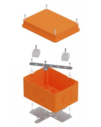 Коробка огнестойкая 150х110х90 E15-E120 для о/п (40-0351-FR10.0-4). Коробка огнестойкая для открытой установки. Промрукав в Костроме