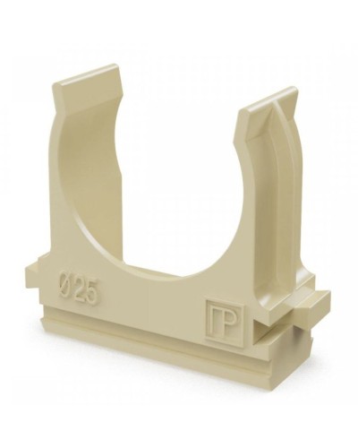 Крепёж-клипса для труб АБС-пластик сосна D25 (100 шт) (PR13.0050). Крепление для труб ПВХ. Промрукав в Костроме