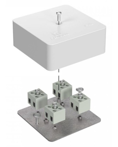 Коробка огнестойкая 75х75х30 (40-0450-FR1.5-8). Коробка огнестойкая для открытой установки. Промрукав в Костроме