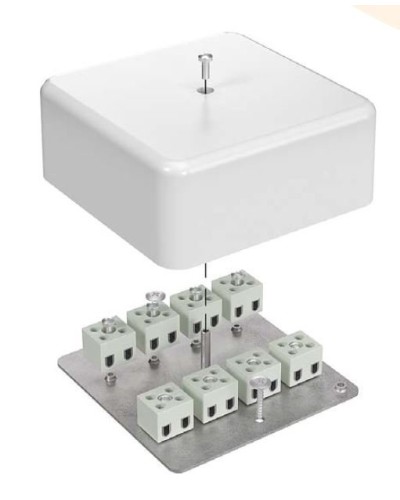 Коробка огнестойкая 103х103х45 для кабель-канала (40-0470-FR10.0-6). Коробка огнестойкая для кабель-канала. Промрукав в Костроме