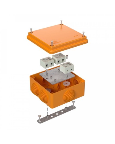 Коробка огнестойкая 100х100х50 (40-0300-FR6.0-6). Коробка огнестойкая для открытой установки. Промрукав в Костроме