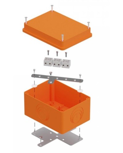 Коробка огнестойкая 150х110х90 E15-E120 для о/п (40-0351-FR6.0-6). Коробка огнестойкая для открытой установки. Промрукав в Костроме