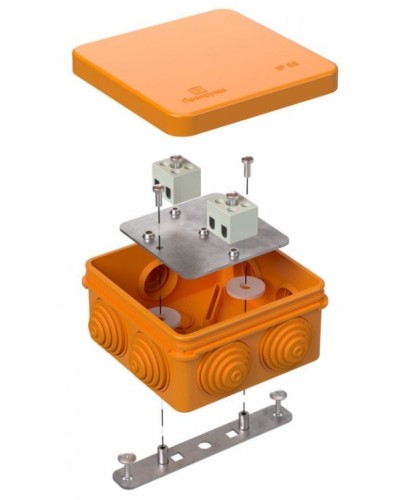 Коробка огнестойкая 80х80х40 (40-0210-FR2.5-4). Коробка огнестойкая для открытой установки. Промрукав в Костроме