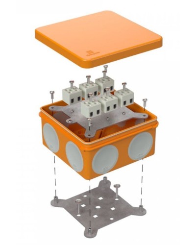 Коробка огнестойкая 60-0300-FR2.5-12 Е15-Е120 100х100х50. Коробка огнестойкая для открытой установки. Промрукав в Костроме