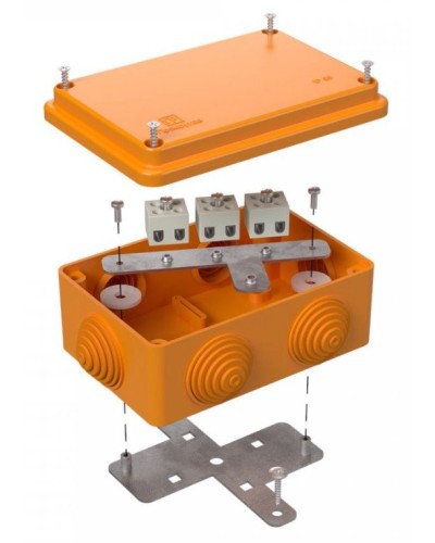 Коробка огнестойкая 120х80х50 (40-0340-FR1.5-6). Коробка огнестойкая для открытой установки. Промрукав в Костроме