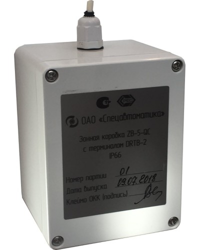 ZB-5-QC с DRTB-2 исп.02. Монтажная зонная коробка. Спецавтоматика, Москва в Костроме