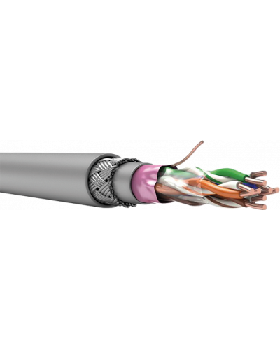 TechnoLAN F/UTP SWA PS Cat 5e ZH нг(A)-HF 2x2x0,52. Кабель «витая пара» (LAN) для структурированных систем связи. СПКБ-Техно в Костроме