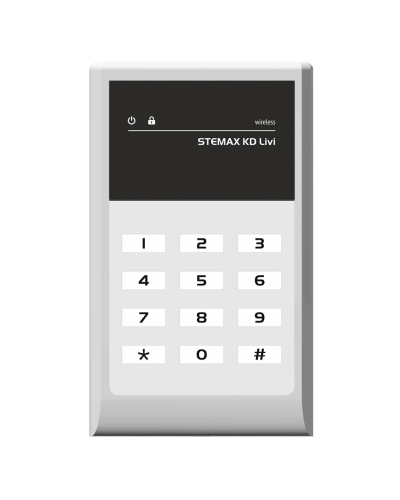STEMAX KD Livi (серый). Беспроводная кнопочная кодовая панель. Стелс НПП в Костроме