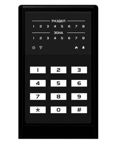 МИРАЖ-КД-04 (black). Кнопочная кодовая панель. Стелс НПП в Костроме