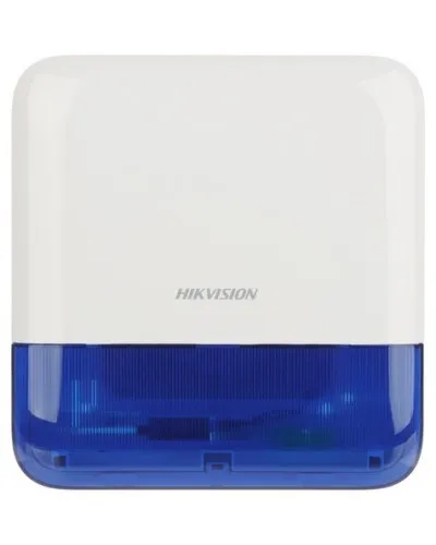 DS-PS1-E-WE Blue Indicator. Оповещатель свето-звуковой радиоканальный уличный. AX PRO Hikvision в Костроме