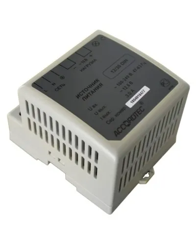 AT-12/30 DIN. Блок питания стабилизированный. AccordTec в Костроме
