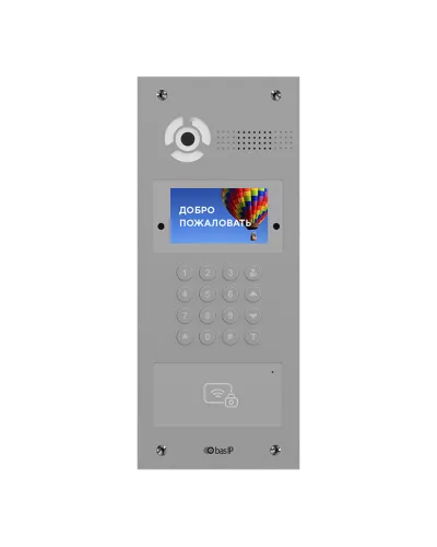 AA-07FBV SILVER. Вызывная панель IP-домофона. BAS-IP в Костроме