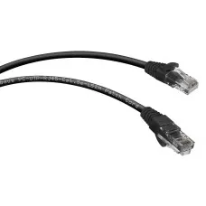 PC-UTP-RJ45-Cat.5e-0.15m-BK-LSZH (9534c), чёрный. Патч-корд медный. CABEUS