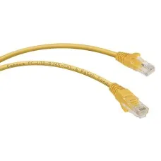 PC-UTP-RJ45-Cat.6-3m-YL (8708c), желтый. Патч-корд медный. CABEUS