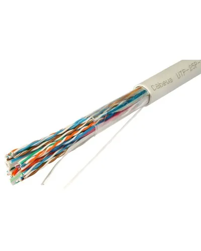 UTP-25P-Cat.5-IN-LSZH (10167c). Кабель «витая пара» (LAN) для структурированных систем связи. CABEUS в Костроме