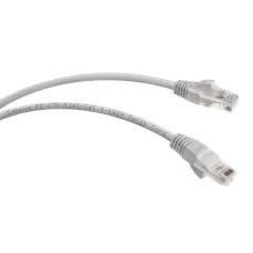 PC-UTP-RJ45-Cat.6-1m-LSZH (8877c), серый. Патч-корд медный. CABEUS