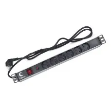 PDU-6P-F-2EU (7296c). Блок розеток 19. CABEUS