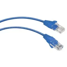 PC-UTP-RJ45-Cat.5e-0.15m-BL (8989c), синий. Патч-корд медный. CABEUS