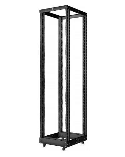 RA-45U-1000-BK (10161c). Открытая стойка 19, 45U, двухрамная, усиленная, цвет черный. CABEUS в Костроме