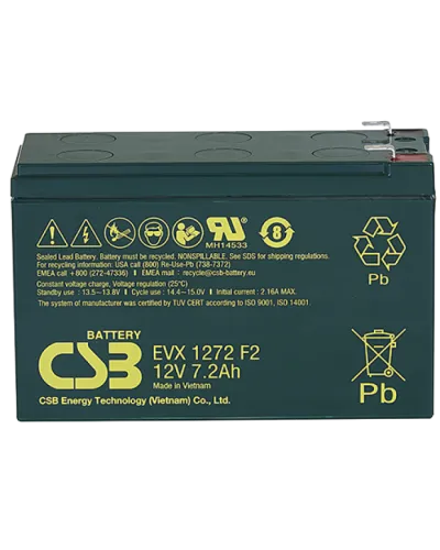 CSB EVX 1272. Аккумулятор герметичный свинцово-кислотный. CSB в Костроме
