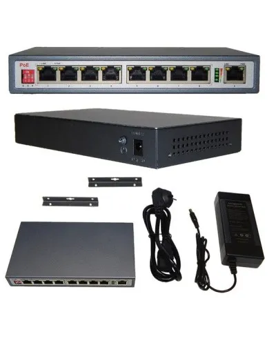 CO-SWP9C. Коммутатор 8-портовый  Gigabit Ethernet с PoE. ComOnyx в Костроме
