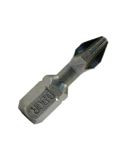 Биты Ph1x25 мм, Torsion, C 6,3 (10шт) (D-T-PH01-025-010). Биты фрезерованные. D.BOR в Костроме