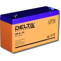 Delta HR 6-15. Аккумулятор герметичный свинцово-кислотный. Delta