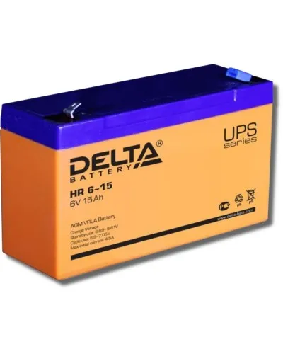Delta HR 6-15. Аккумулятор герметичный свинцово-кислотный. Delta в Костроме