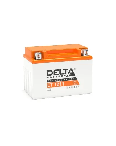 Delta CT 1211. Аккумулятор герметичный свинцово-кислотный стартерный. Delta в Костроме