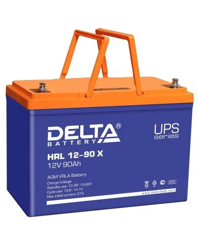 Delta HRL 12-90 X. Аккумулятор герметичный свинцово-кислотный. Delta в Костроме