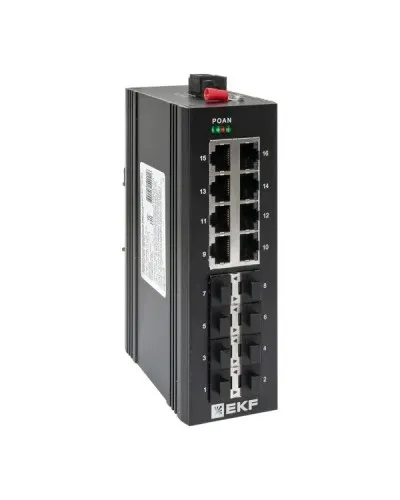 TSX-U-8GX/SFP-8GT. Промышленный неуправляемый коммутатор. EKF в Костроме