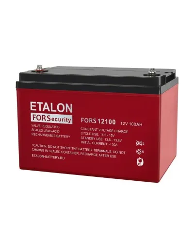 ETALON FORS 12100. Аккумулятор герметичный свинцово-кислотный. ETALON в Костроме