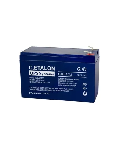 C.ETALON CHR 12-7,2. Аккумулятор герметичный свинцово-кислотный. ETALON в Костроме
