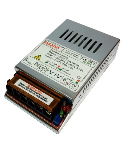 36W/12-24V/95AL. Импульсный блок питания. FARADAY в Костроме