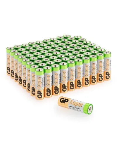 GP Super Alkaline 15A AA (GP 15A-2CRVS80), упак. 80 шт.. Алкалиновые батарейки. GP Batteries в Костроме