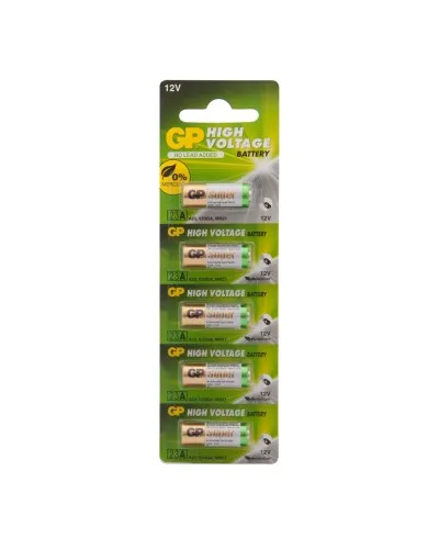 GP 23AF (GP 23AF-2C5), упак. 5 шт. БЛИСТЕР. Высоковольтные батарейки 12В. GP Batteries в Костроме