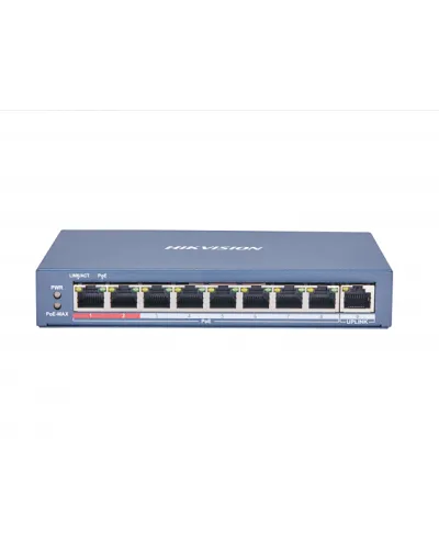 DS-3E0109P-E(C). Коммутатор с питанием POE. Hikvision в Костроме