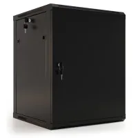 TWB-0645-SR-RAL9004. Шкаф телекоммуникационный 19 настенный 6U. Hyperline