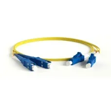 FC-D2-9-LC/AR-SC/AR-H-1M-LSZH-YL. Патч-корд волоконно-оптический LC-SC. Hyperline