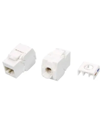 KJ8-8P8C-C6-180-TLS-WH. Вставка Keystone Jack RJ-45. Hyperline в Костроме